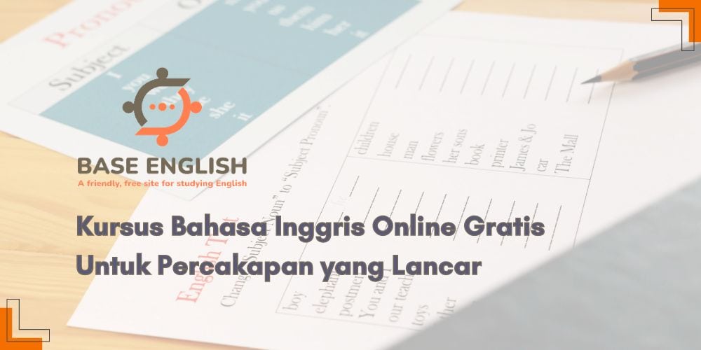 Kursus Bahasa Inggris Online Gratis